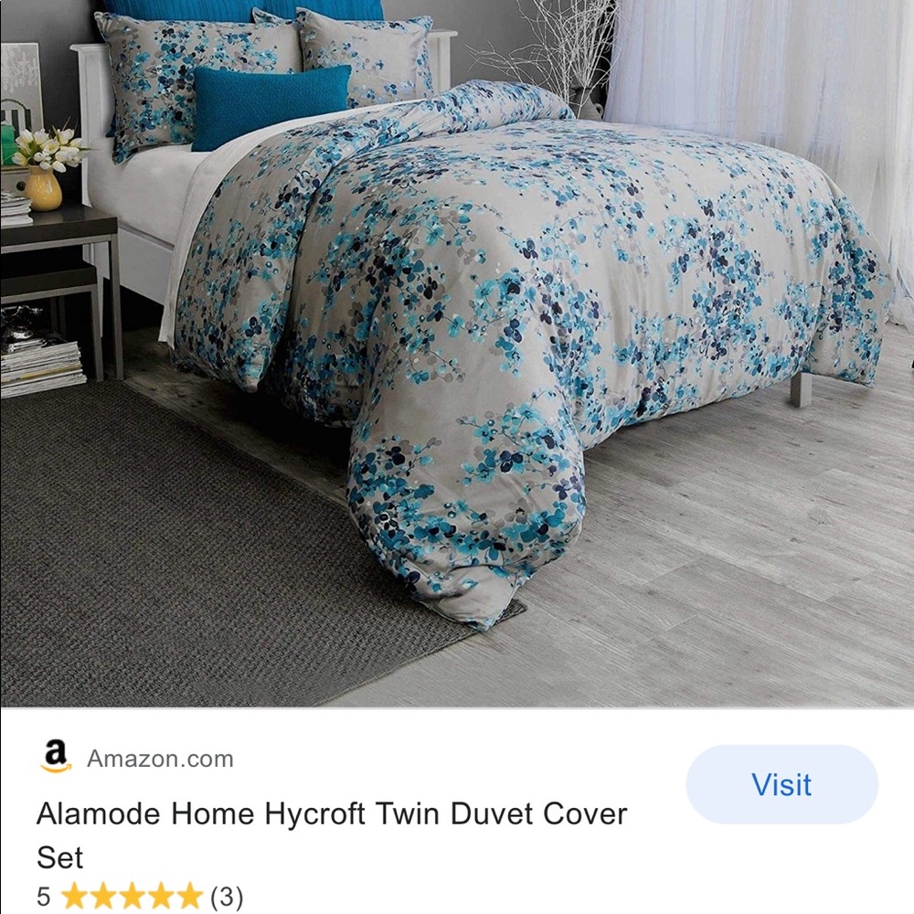 King size duvet, cotton sateen